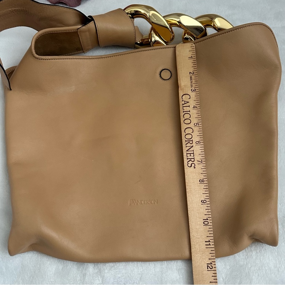 JW Anderson Small Chain Leather Hobo Bag - Picture 11 of 12